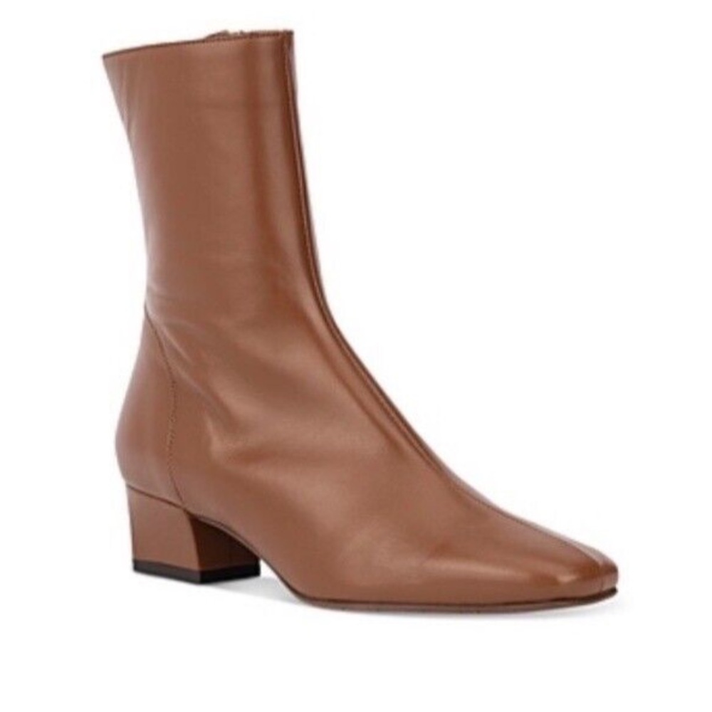Aquatalia Women's Selini Square Toe Leather Boots Size 6.5 BRONZE
Pre Owned
